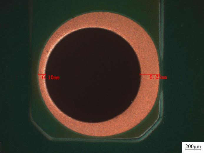 hole wall thickness measurement